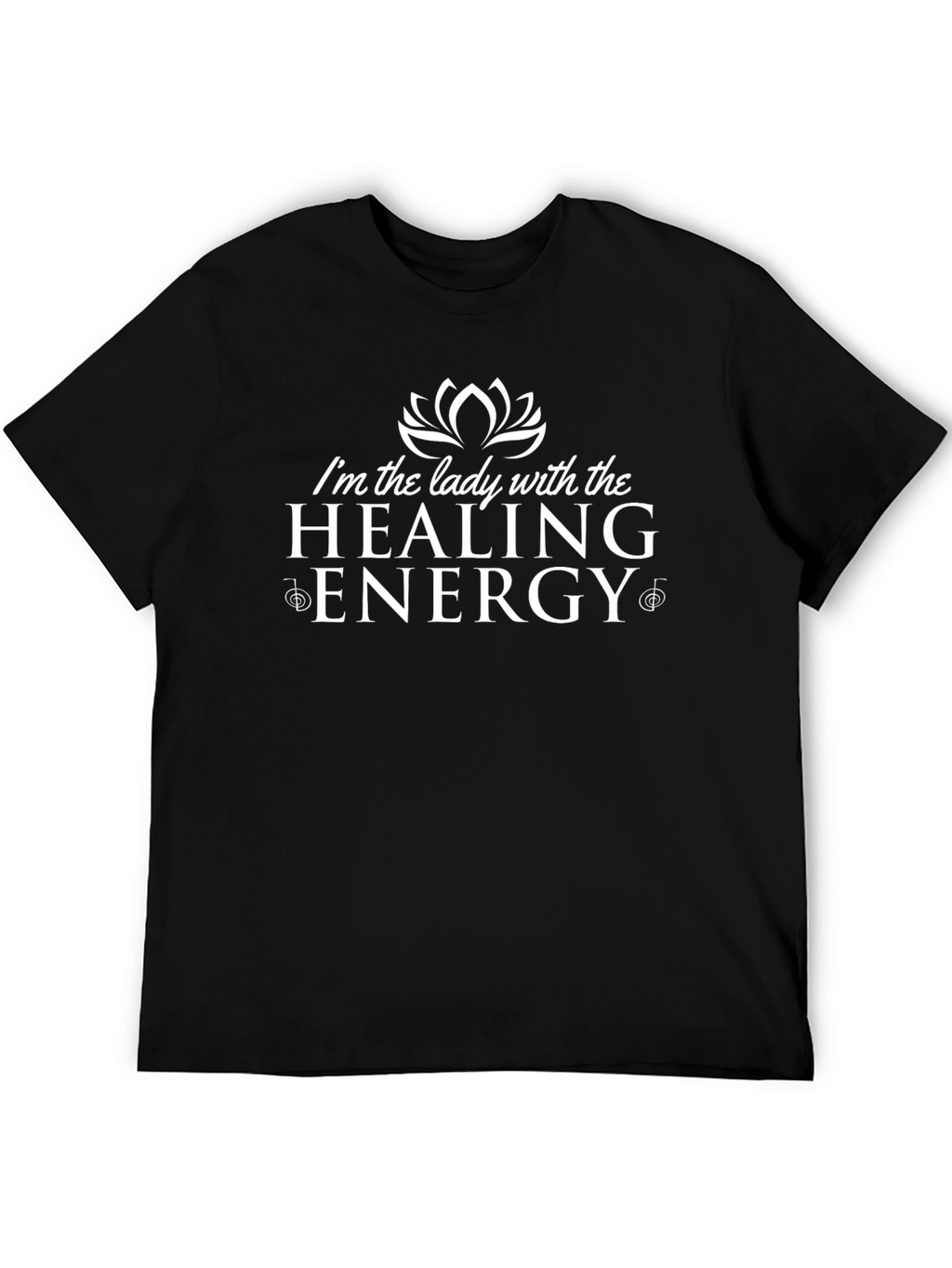 Healing Energy T-Shirt - Reiki Lotus Design