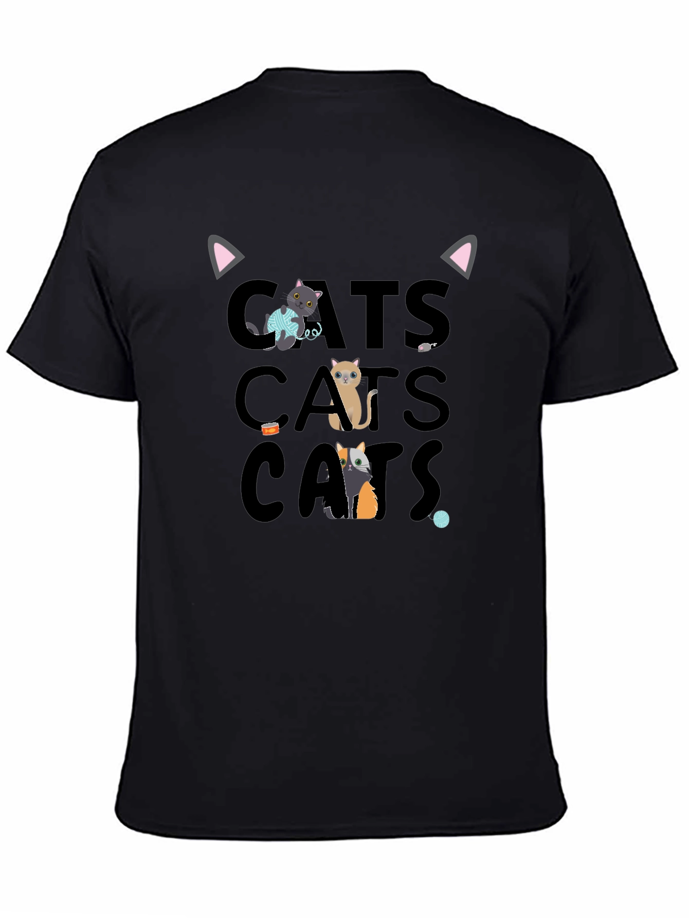 Cute Cats Graphic Tee Shirt