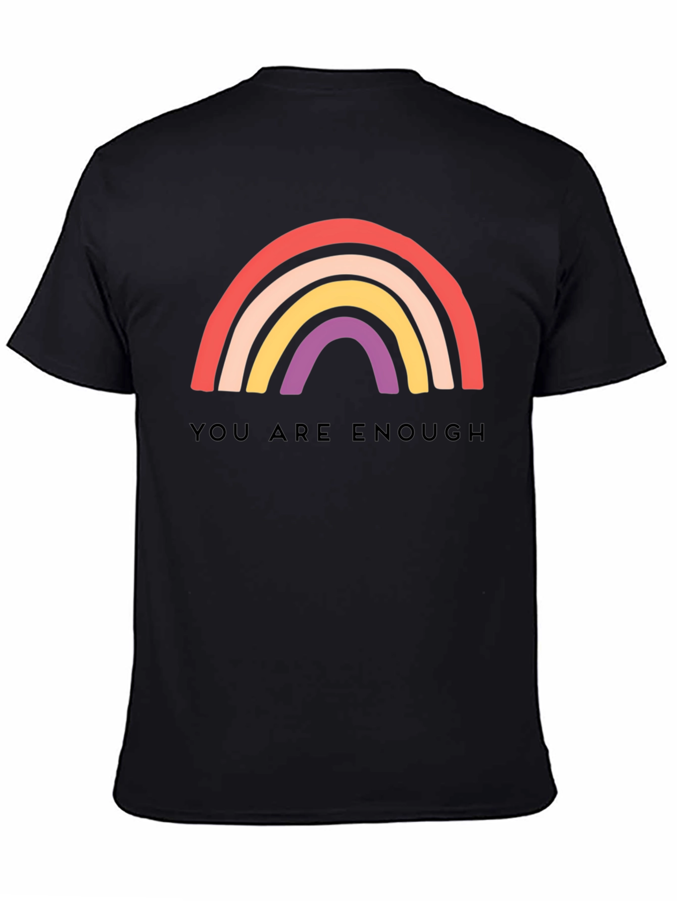 You Are Enough Rainbow Graphic Tee