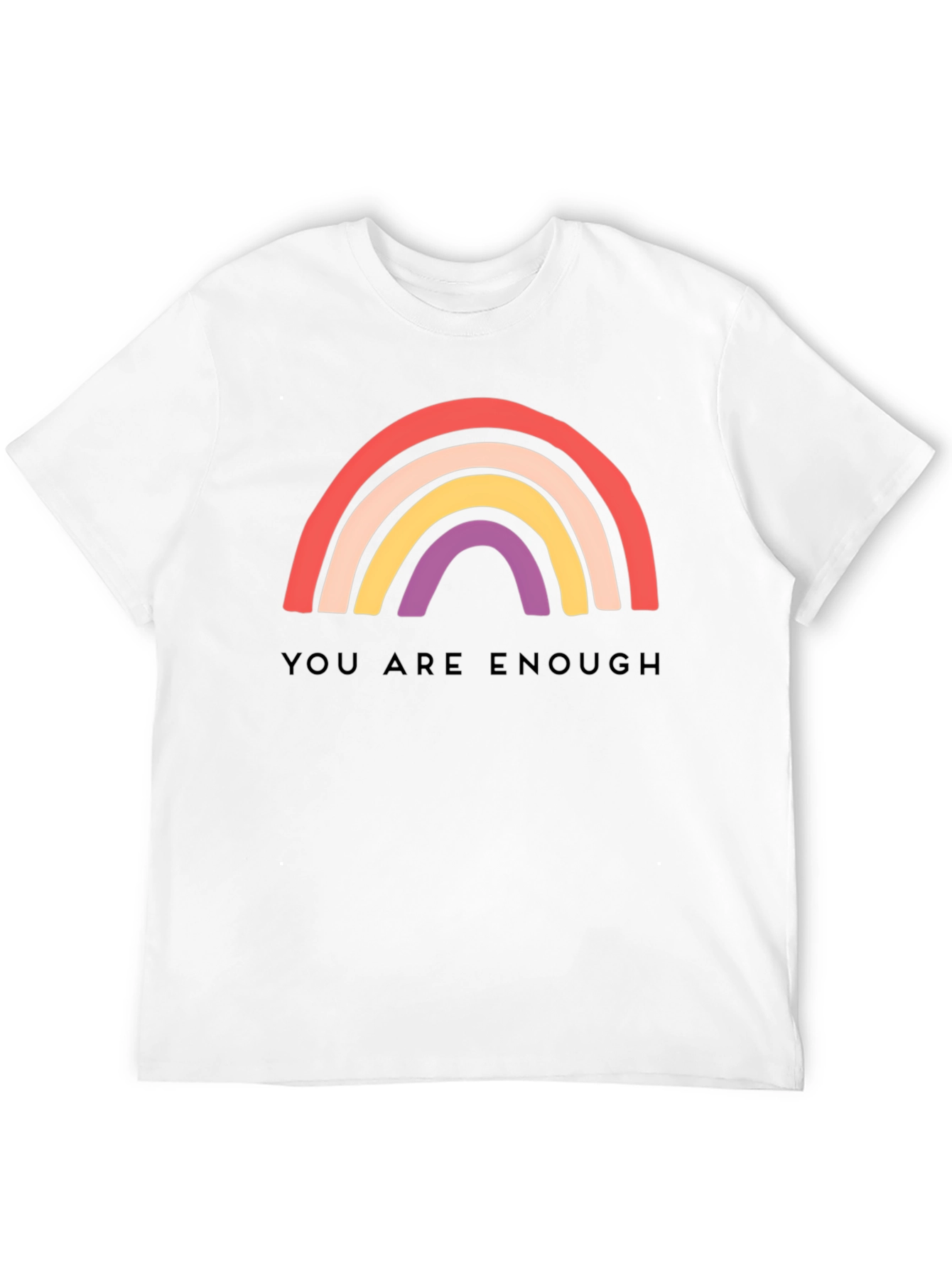 You Are Enough Rainbow Graphic Tee