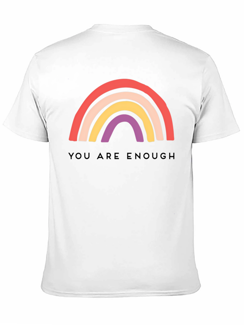 You Are Enough Rainbow Graphic Tee
