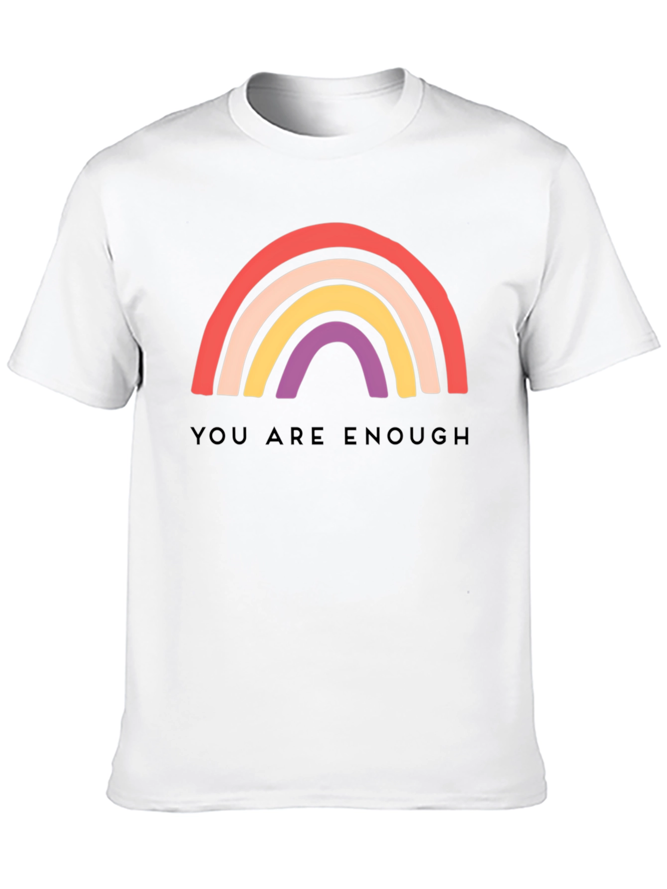 You Are Enough Rainbow Graphic Tee