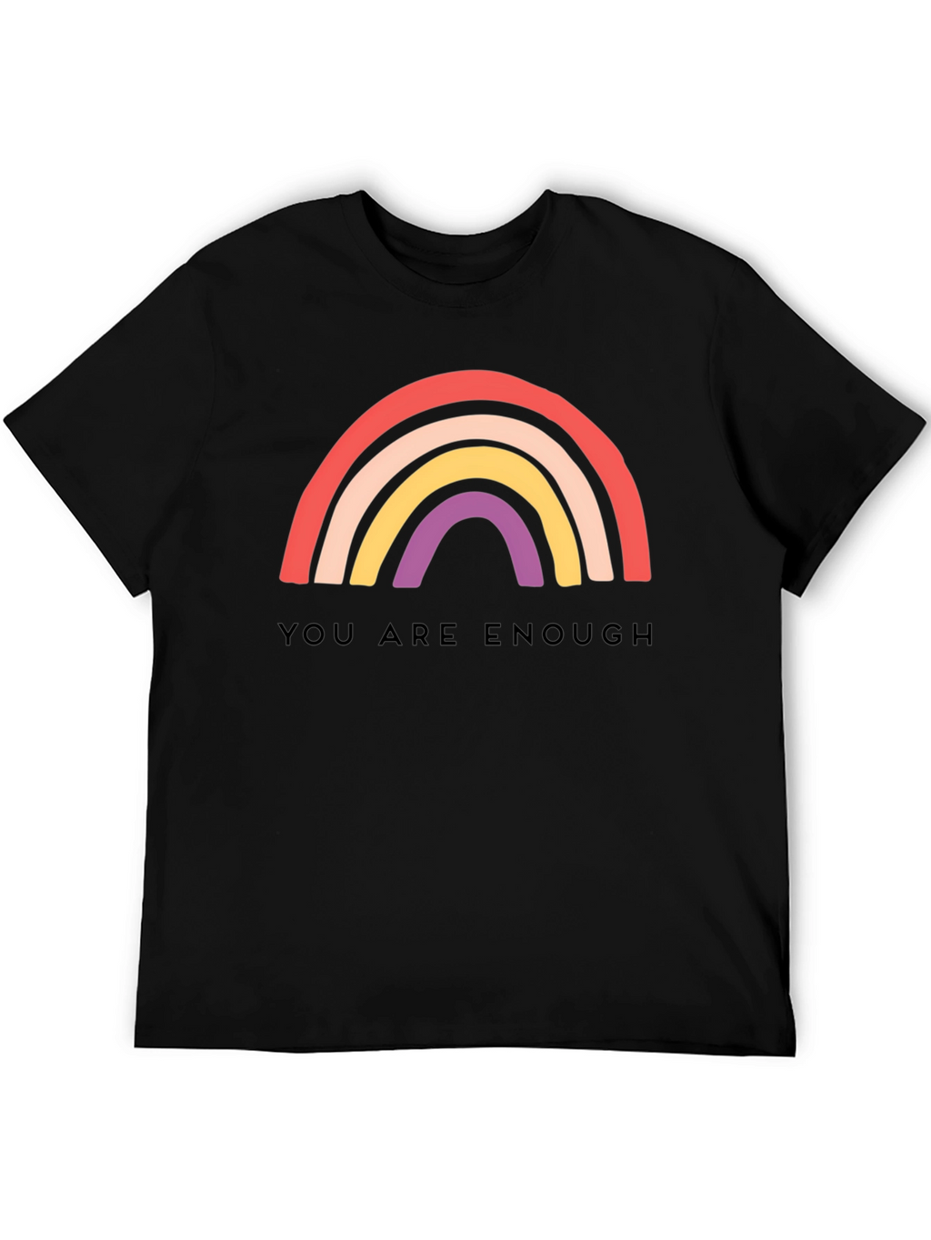 You Are Enough Rainbow Graphic Tee
