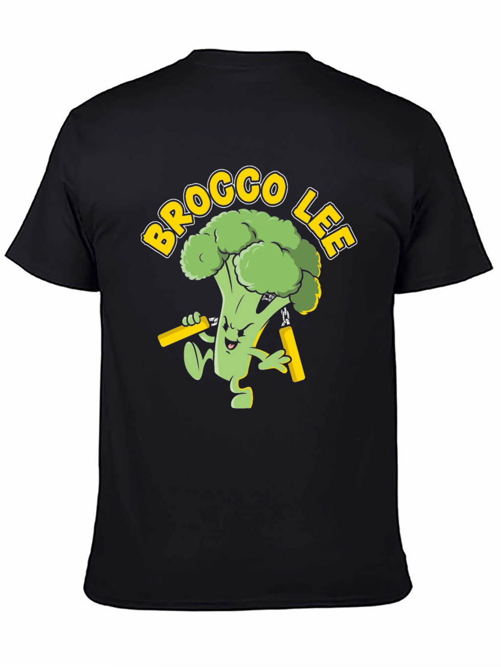Brocco Lee Graphic Tee - Martial Arts Broccoli!