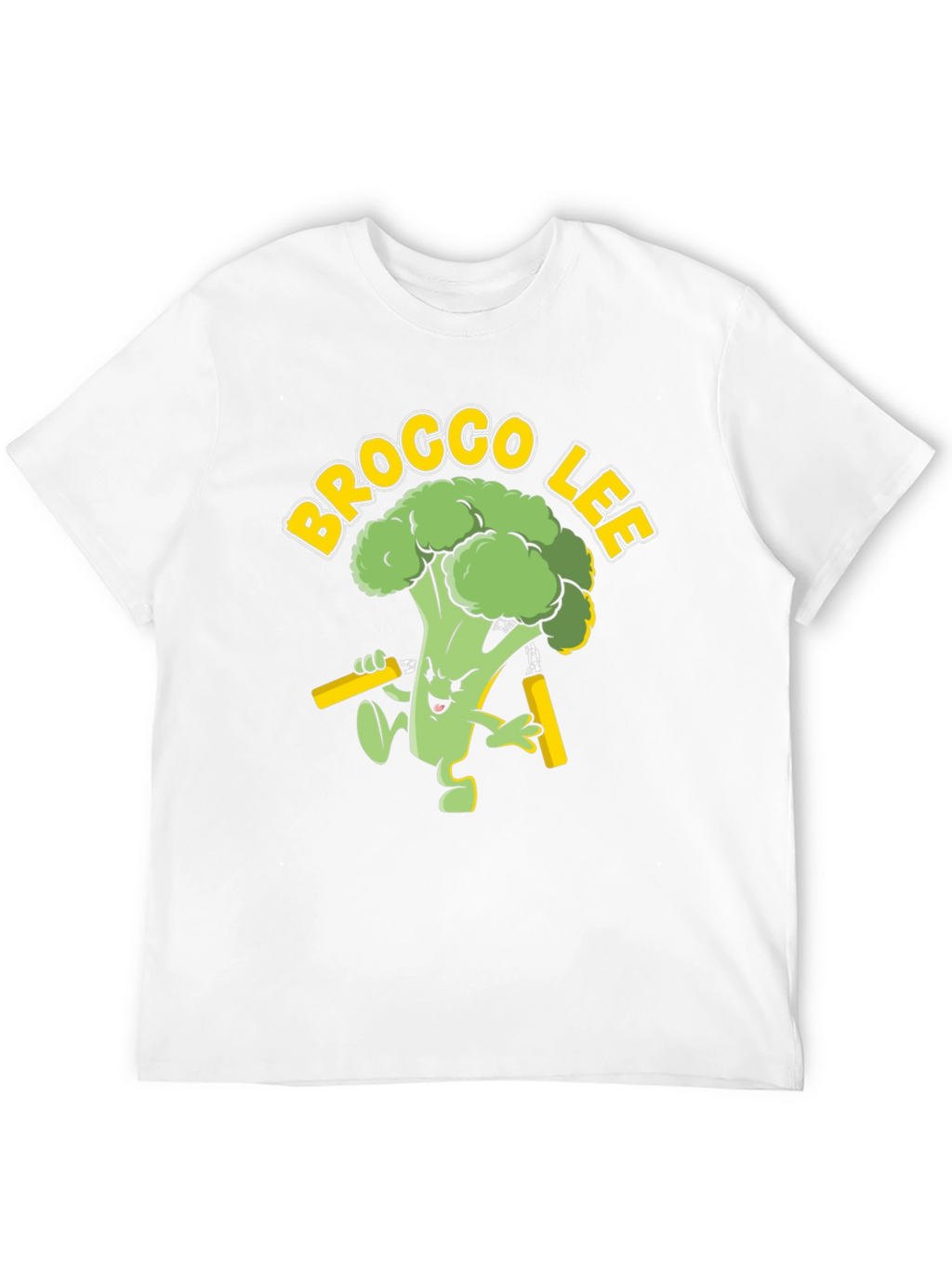 Brocco Lee Graphic Tee - Martial Arts Broccoli!