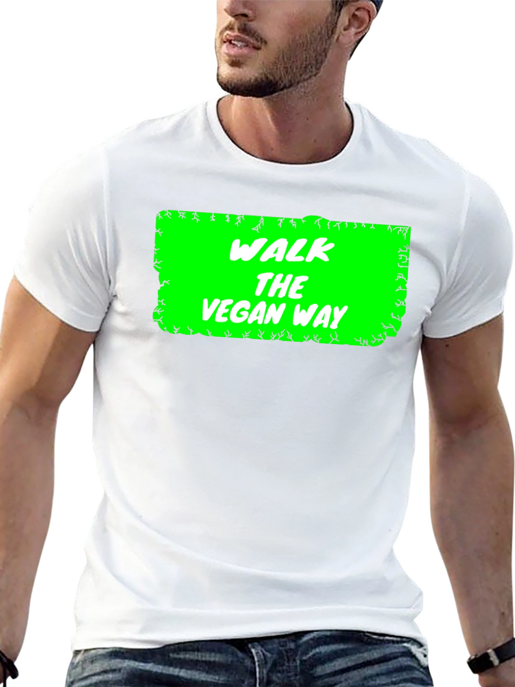 Walk The Vegan Way T-Shirt - Graphic Tee