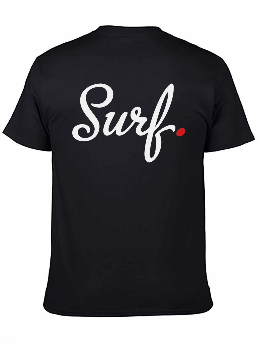 Surf Script Black T-Shirt