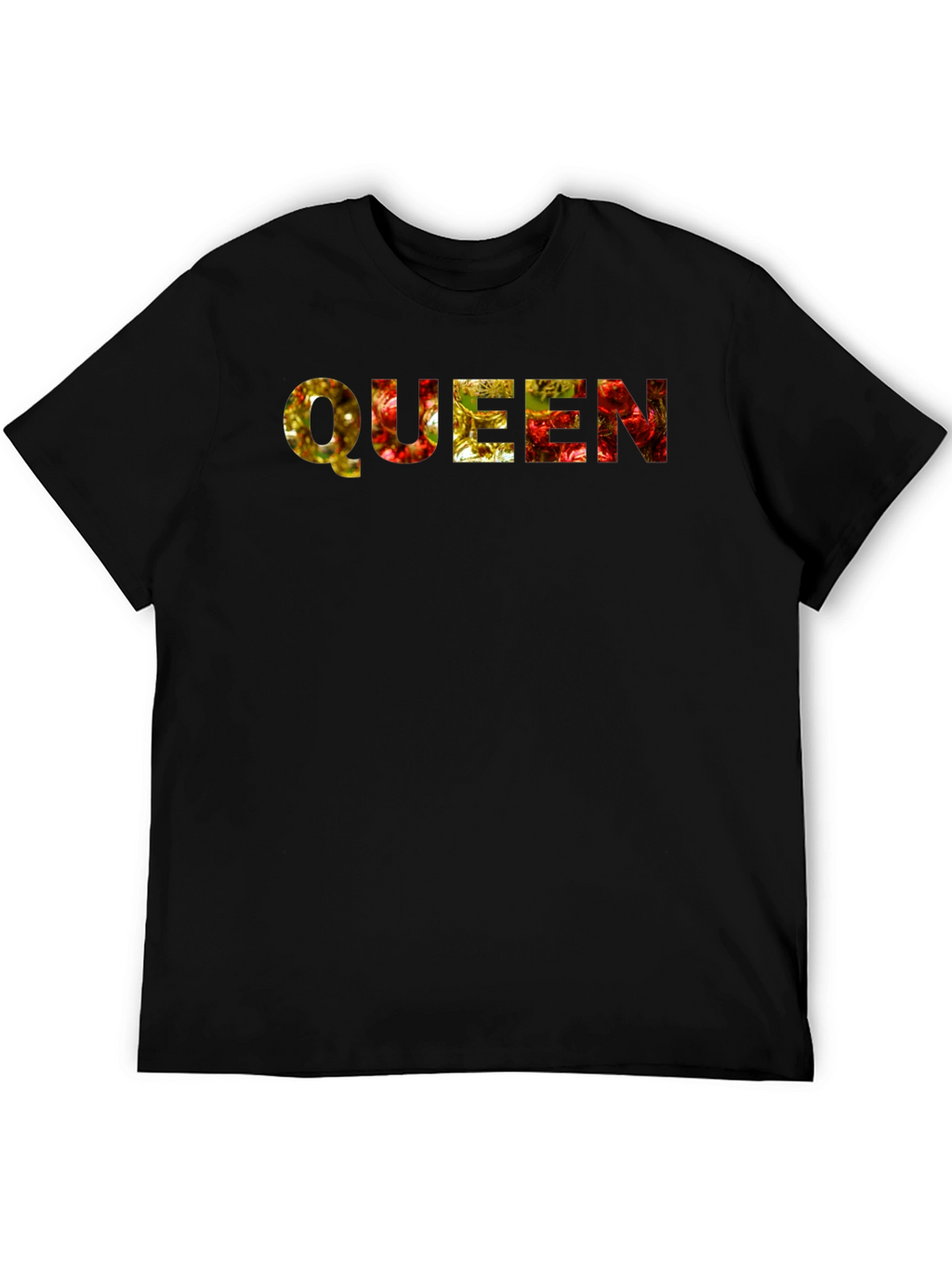 Queen Novelty Graphic Black T-Shirt