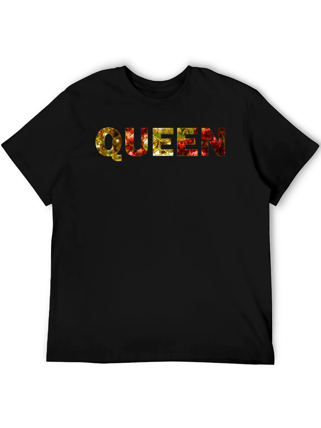 Queen Novelty Graphic Black T-Shirt