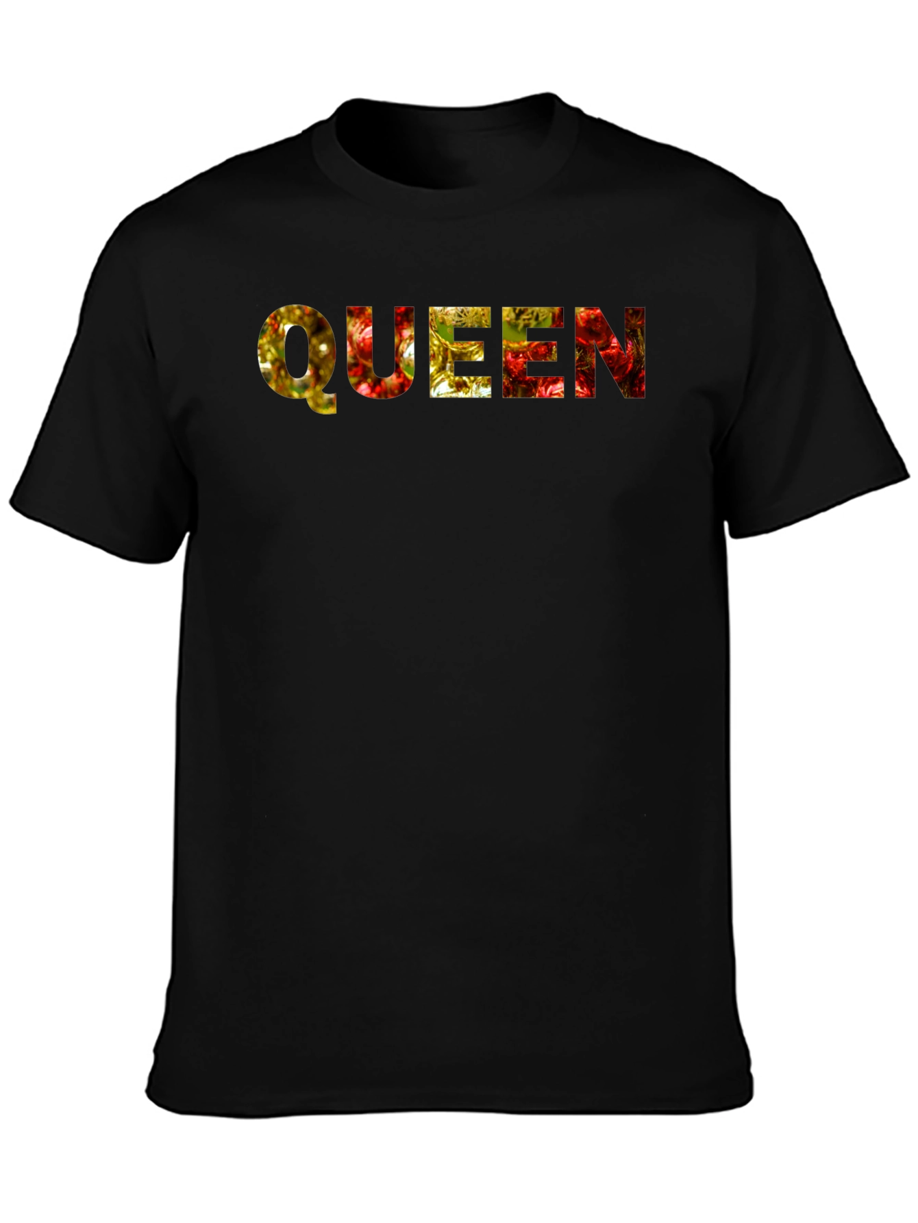 Queen Novelty Graphic Black T-Shirt