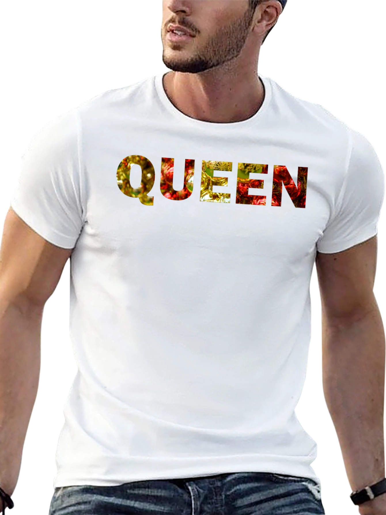 Queen Novelty Graphic Black T-Shirt
