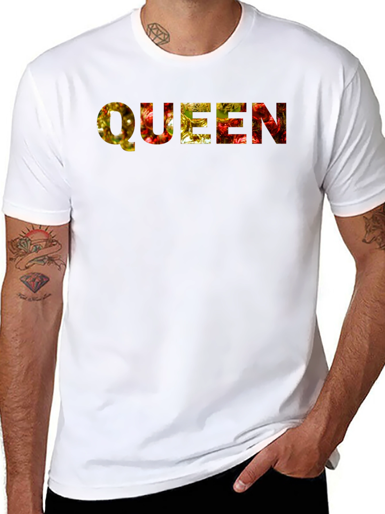 Queen Novelty Graphic Black T-Shirt