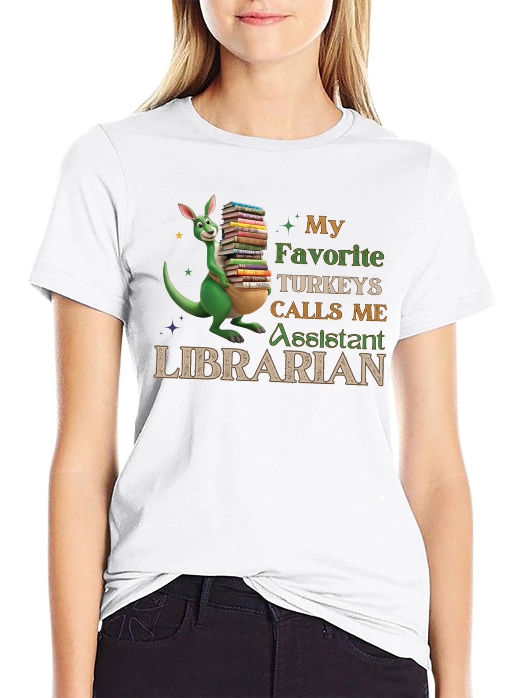 Assistant Librarian Kangaroo T-Shirt