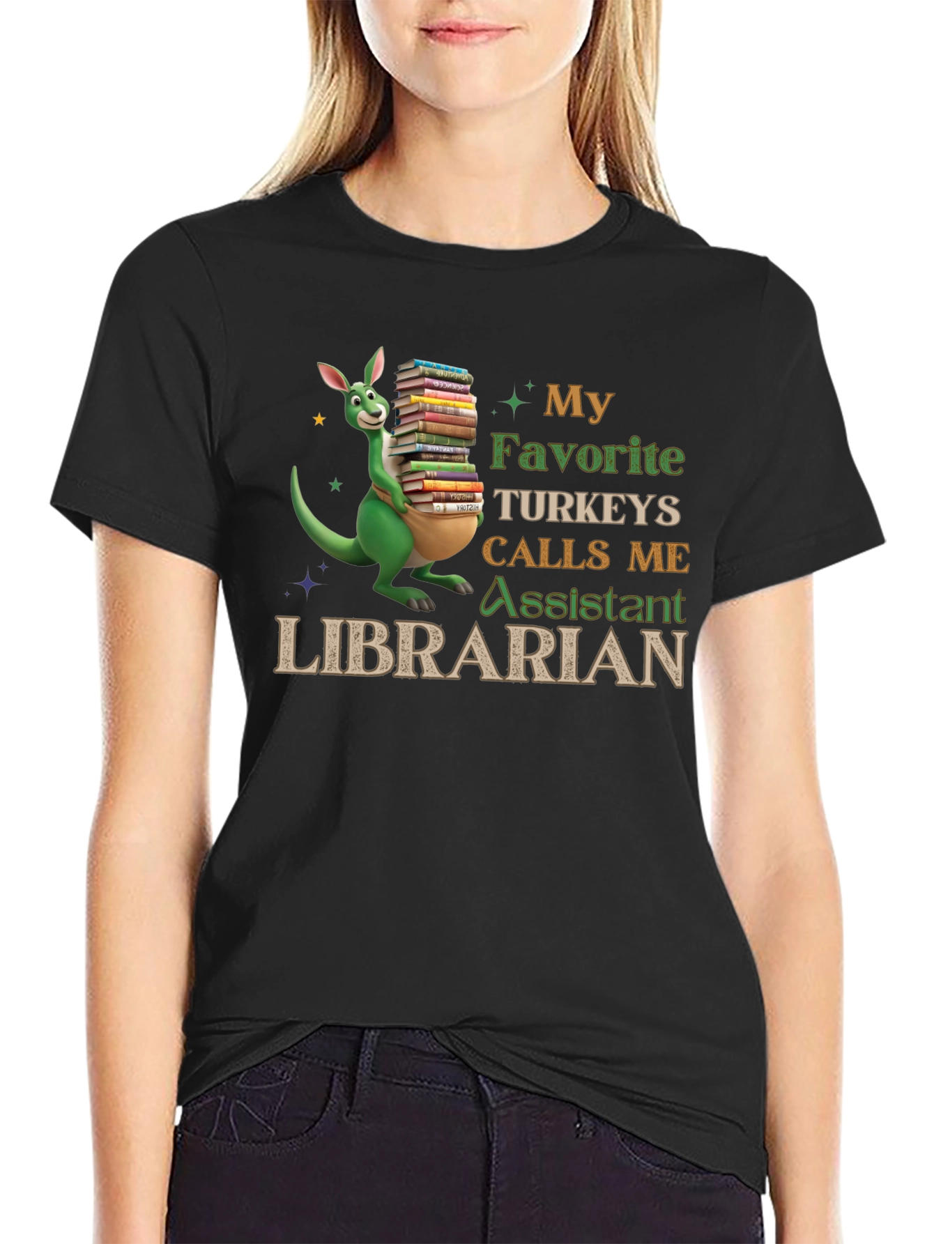 Assistant Librarian Kangaroo T-Shirt