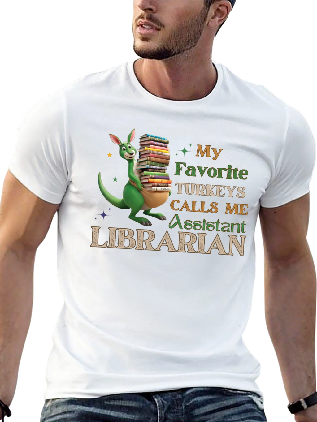 Assistant Librarian Kangaroo T-Shirt