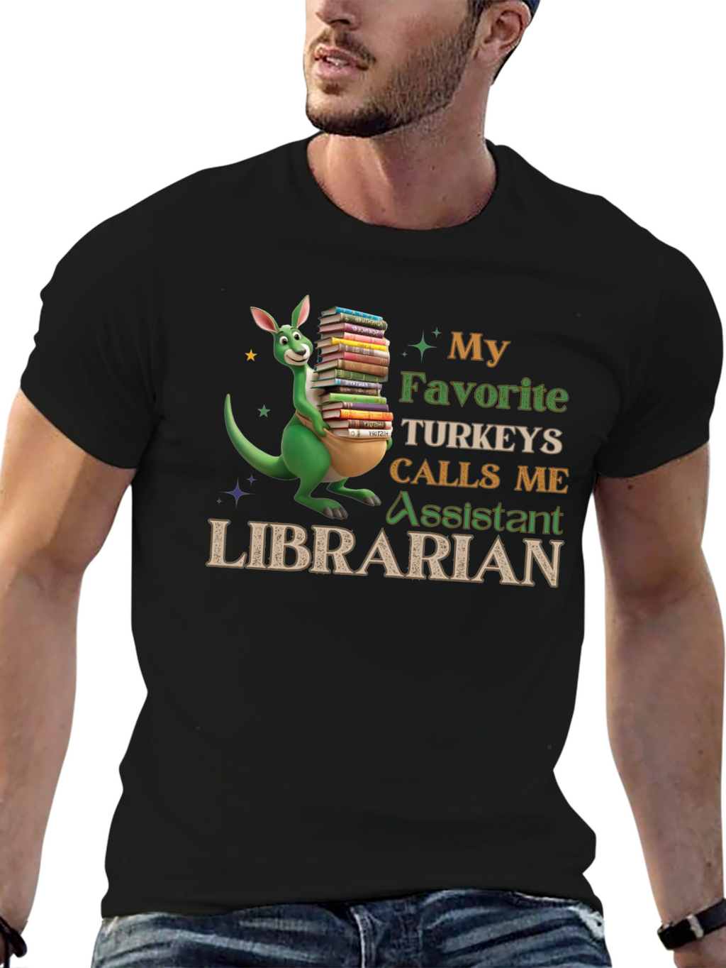 Assistant Librarian Kangaroo T-Shirt