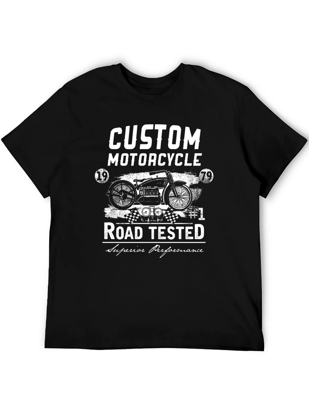 Custom Motorcycle Graphic Tee - Road Tested