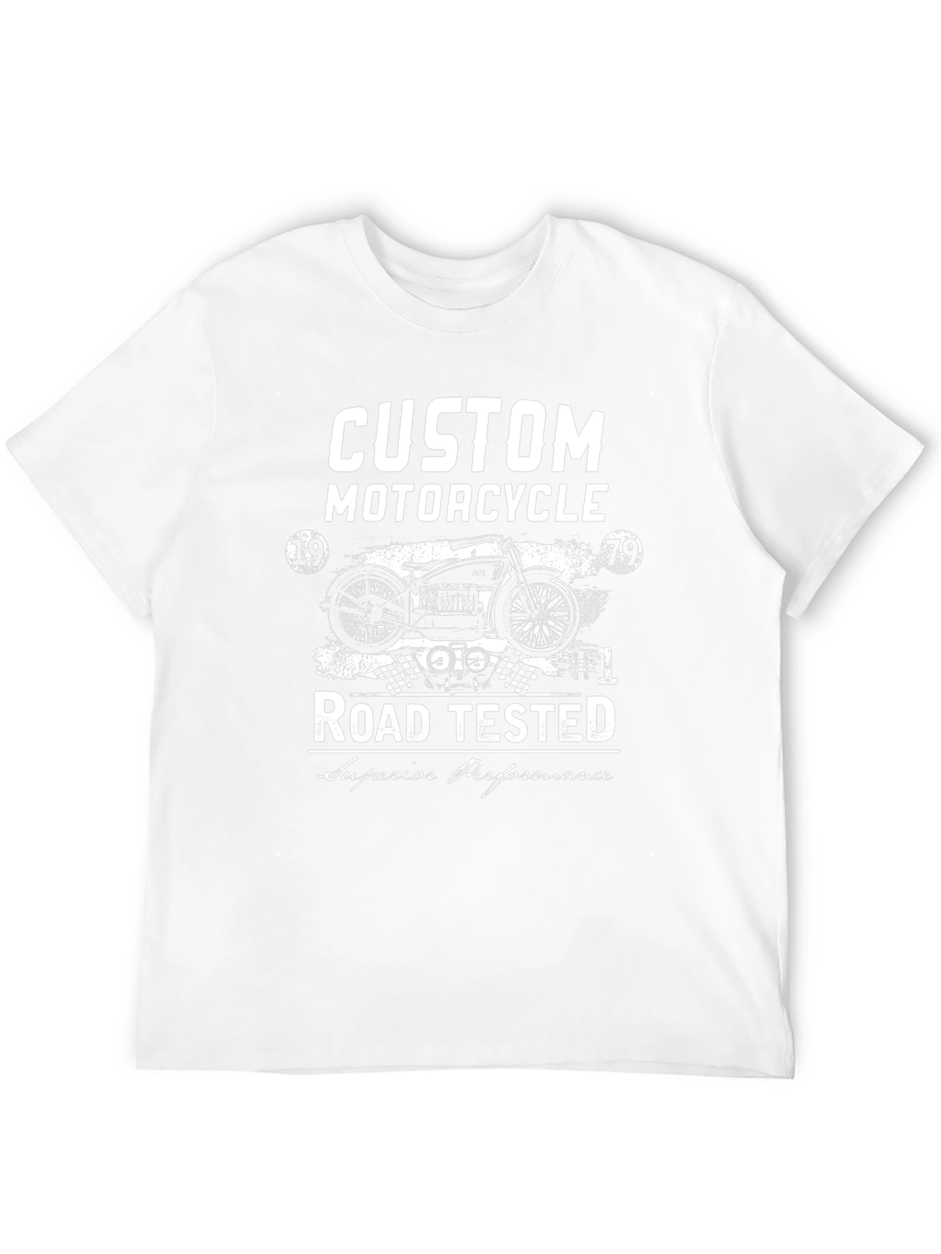 Custom Motorcycle Graphic Tee - Road Tested