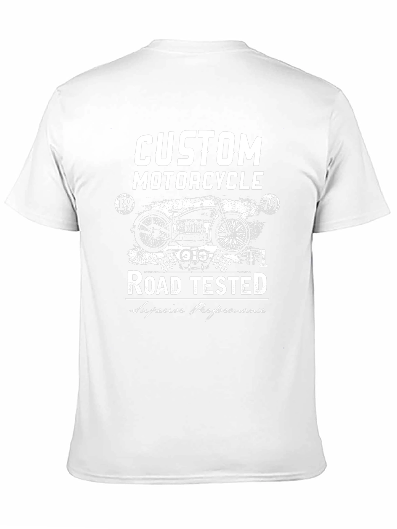 Custom Motorcycle Graphic Tee - Road Tested