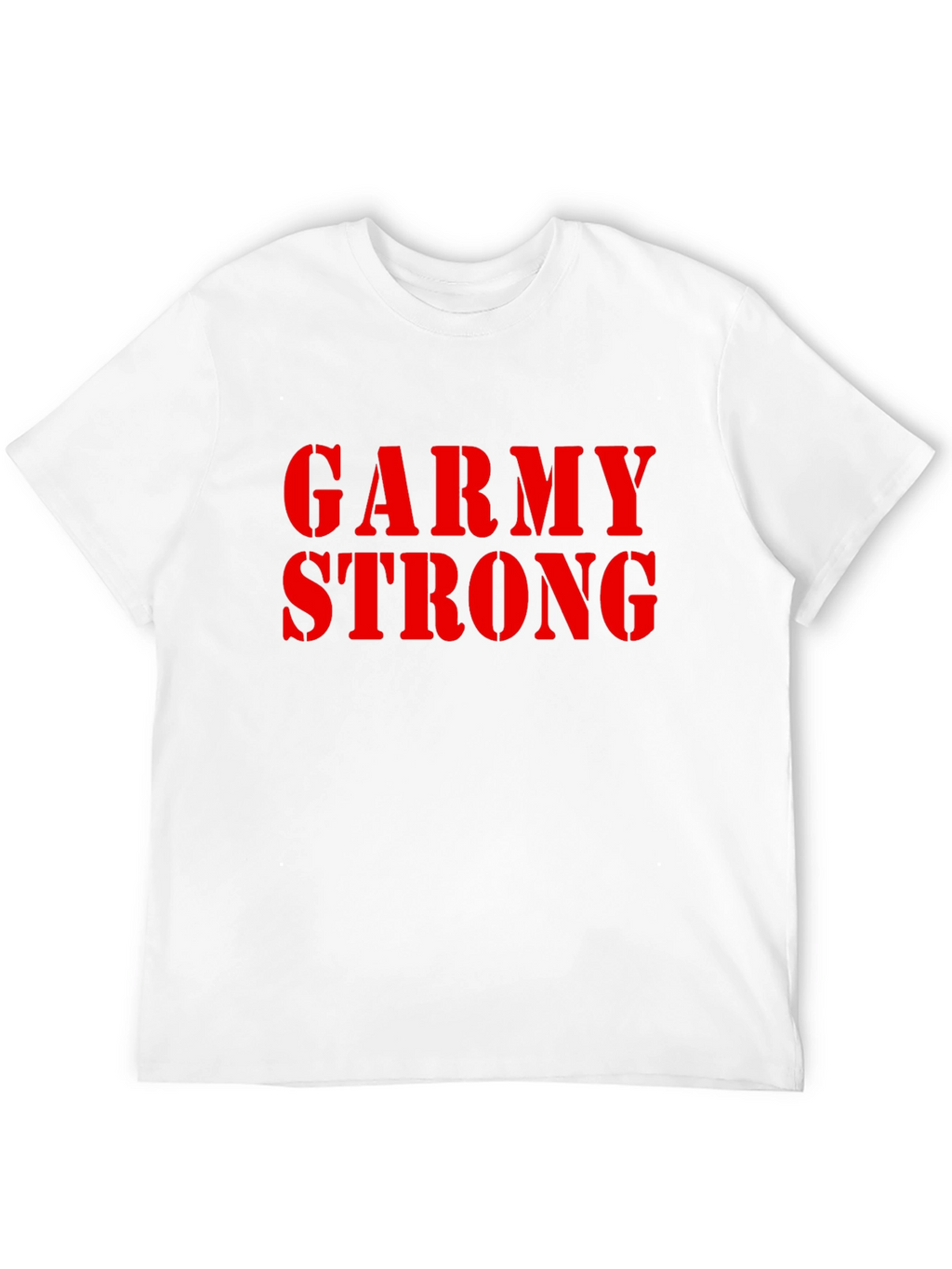 Garmy Strong Graphic Tee - Black Cotton T-Shirt