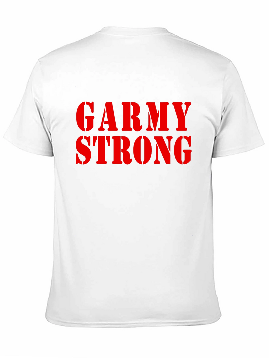 Garmy Strong Graphic Tee - Black Cotton T-Shirt