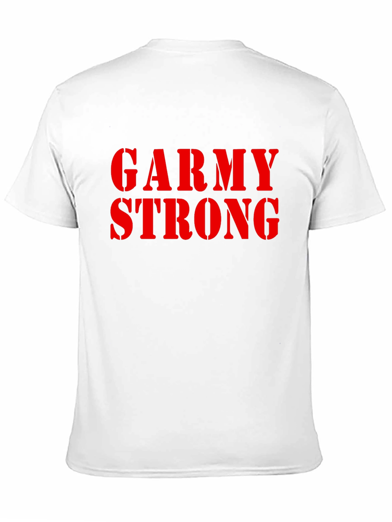 Garmy Strong Graphic Tee - Black Cotton T-Shirt