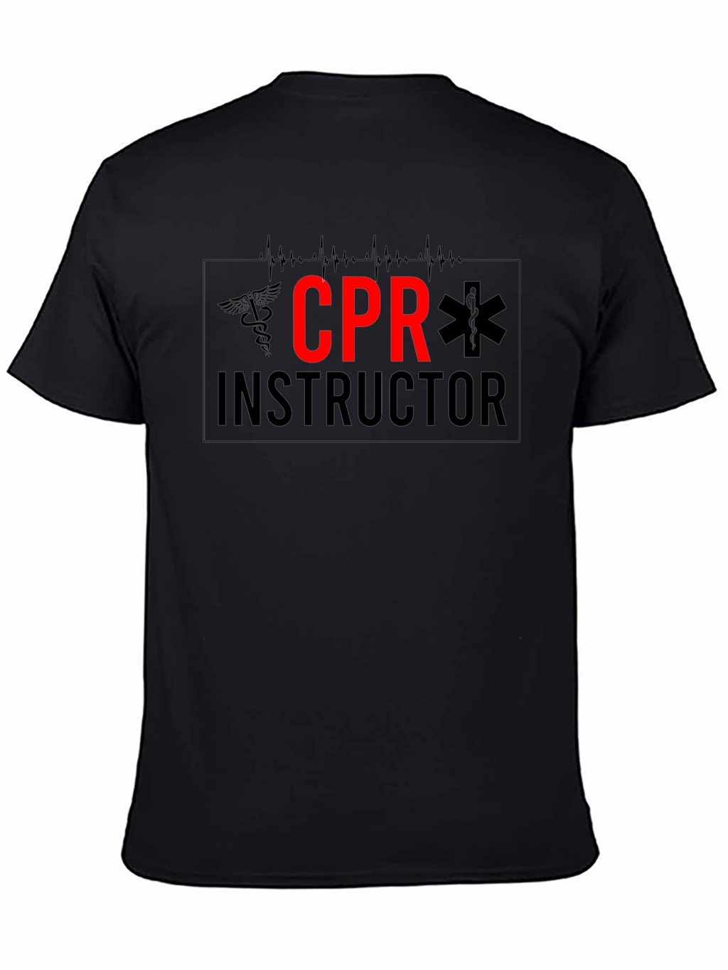 CPR Instructor Black T-Shirt
