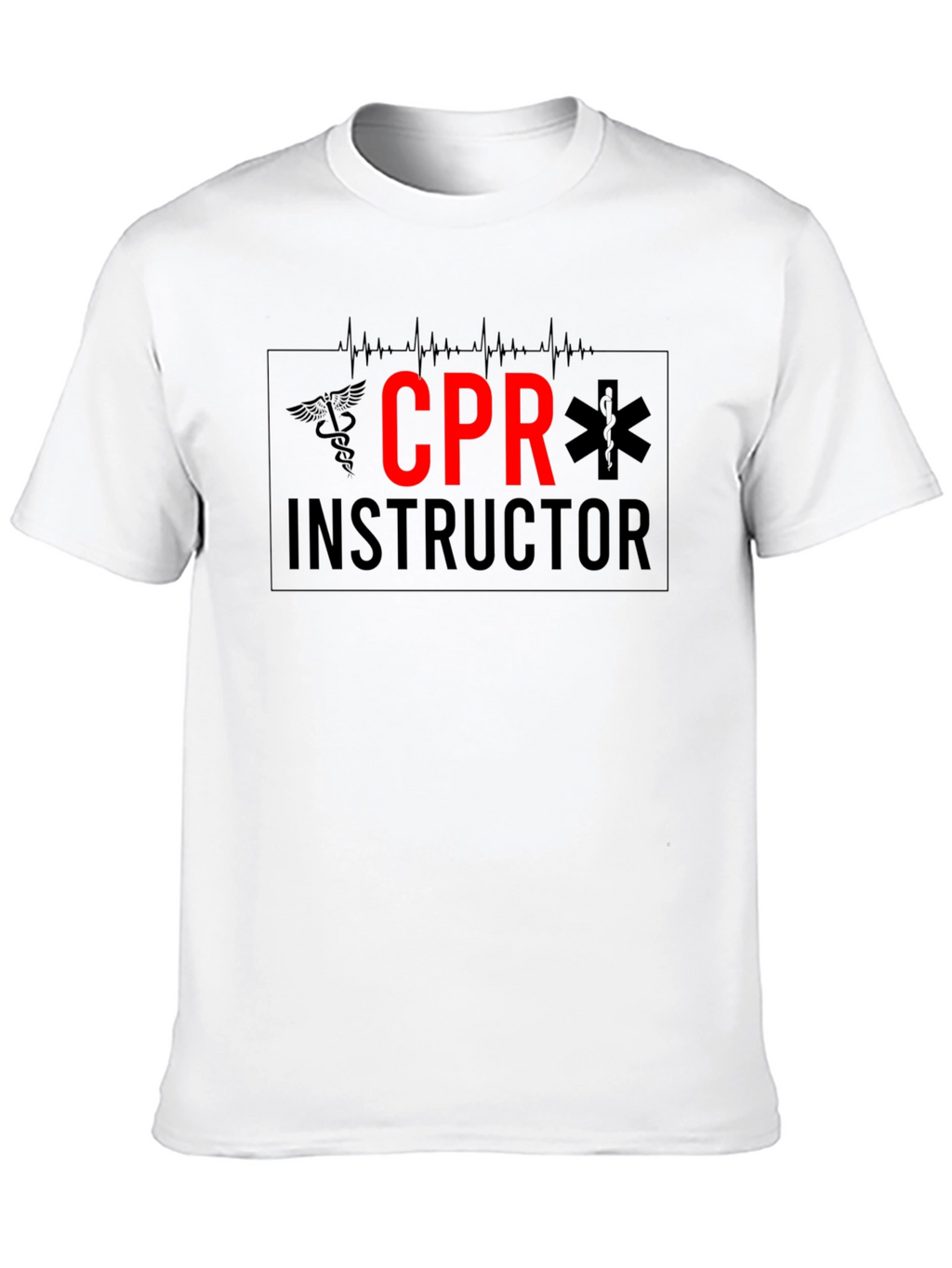 CPR Instructor Black T-Shirt