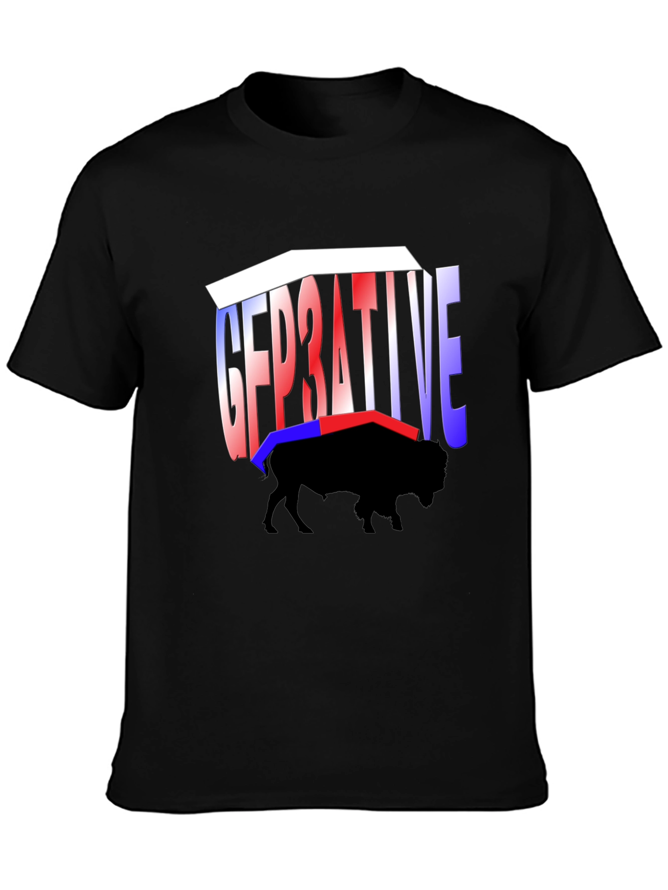 Generative Buffalo Graphic Tee