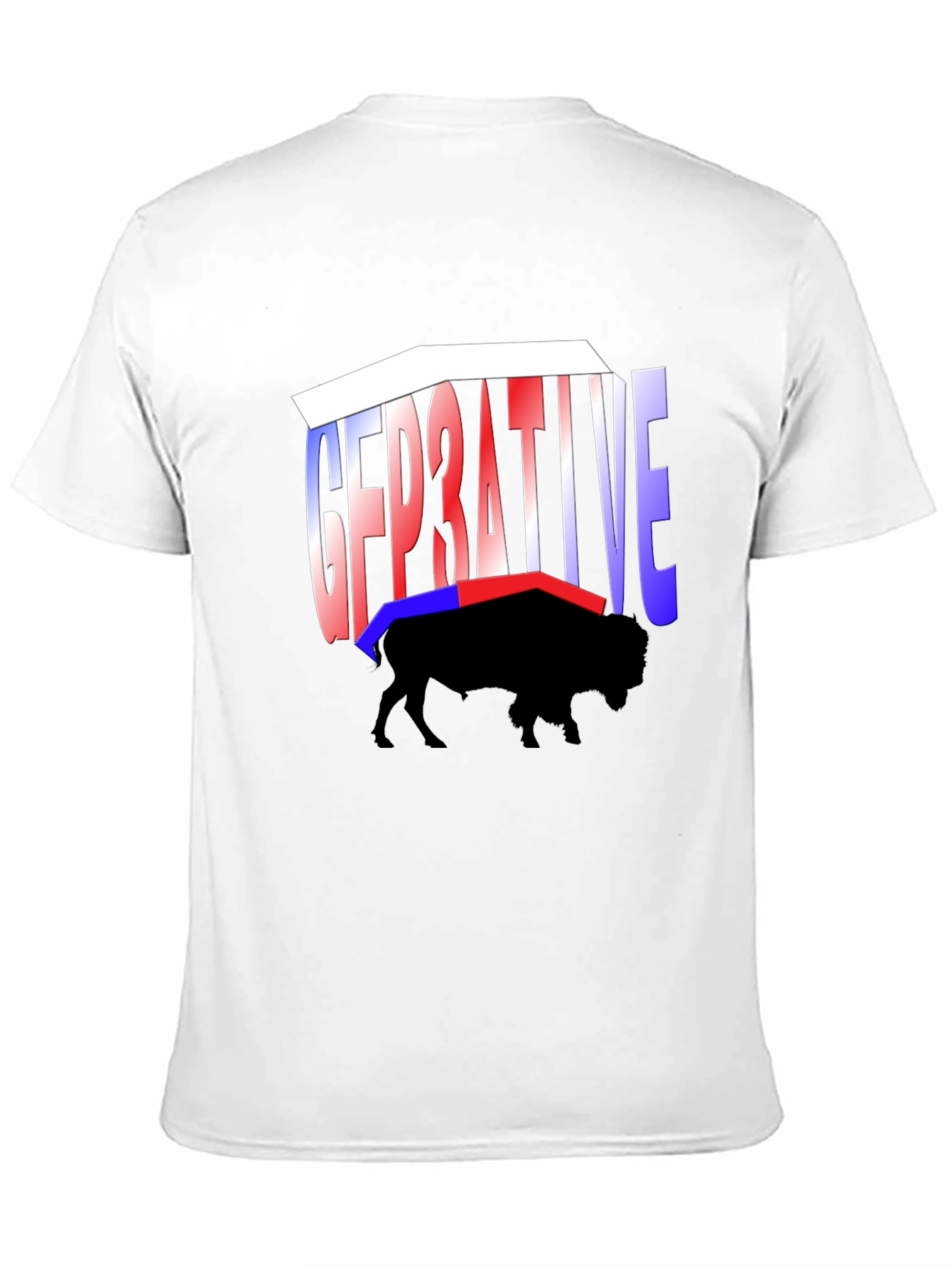 Generative Buffalo Graphic Tee