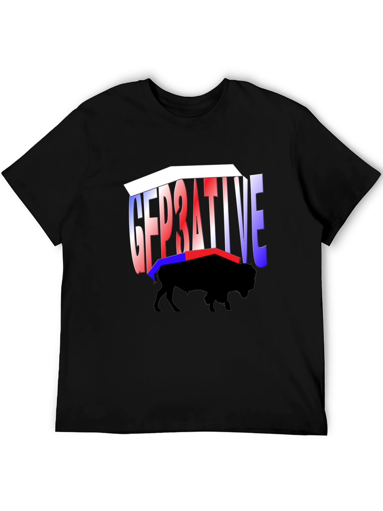 Generative Buffalo Graphic Tee