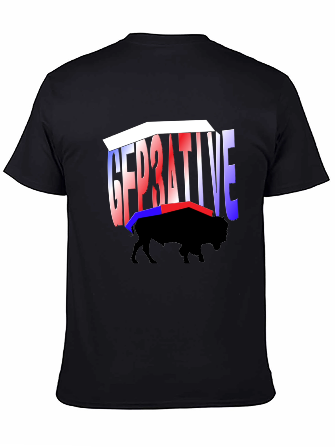 Generative Buffalo Graphic Tee