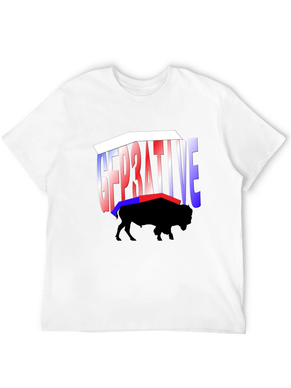 Generative Buffalo Graphic Tee