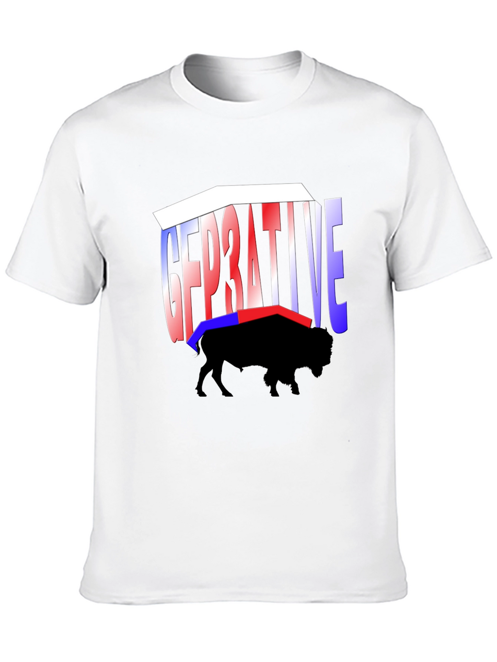 Generative Buffalo Graphic Tee
