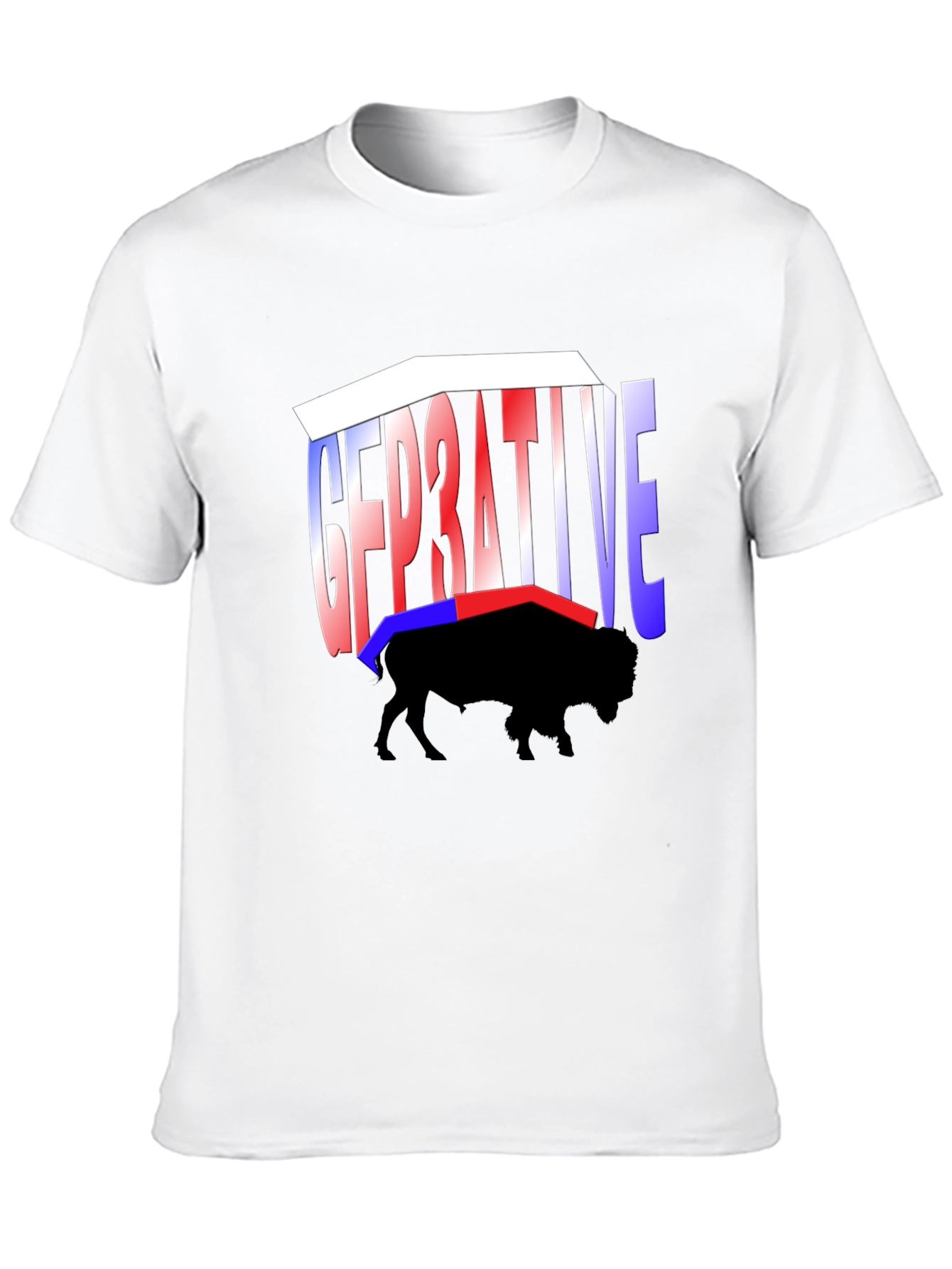 Generative Buffalo Graphic Tee