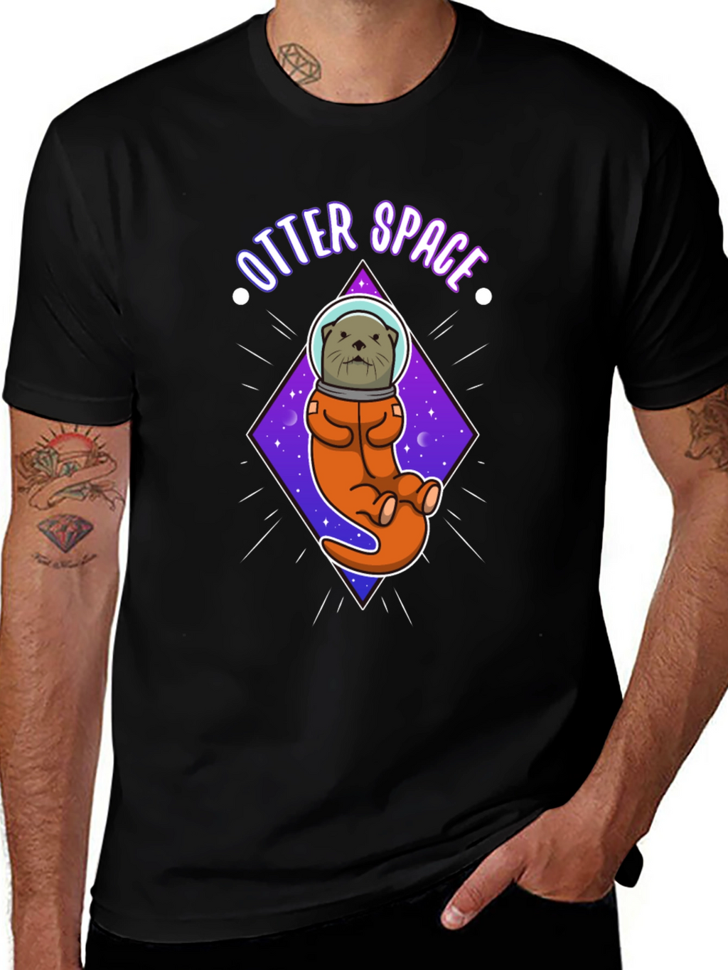 Otter Space Graphic T-Shirt