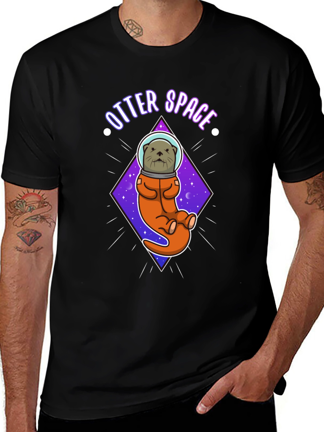 Otter Space Graphic T-Shirt