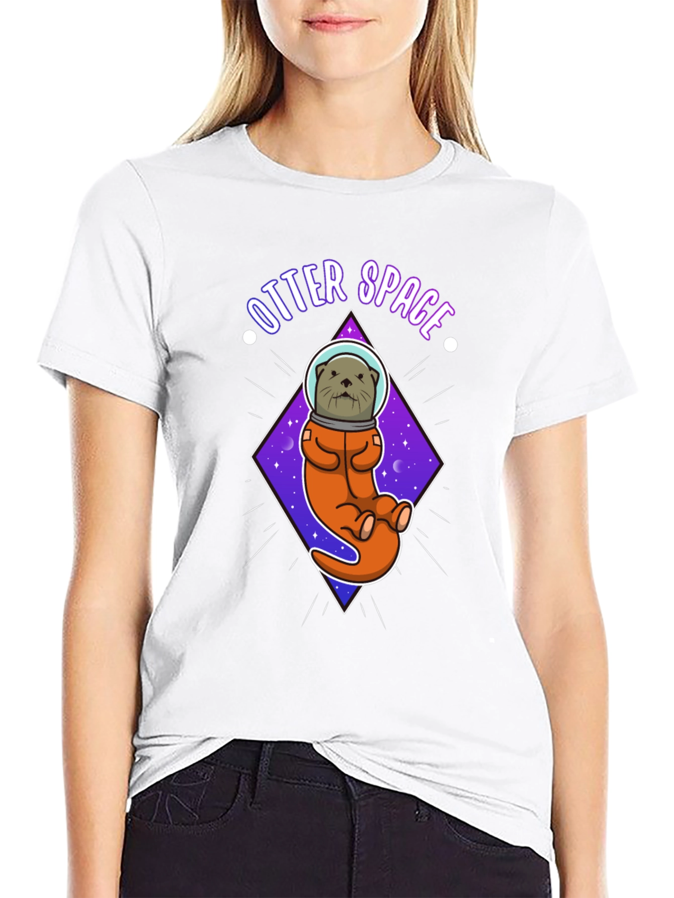 Otter Space Graphic T-Shirt