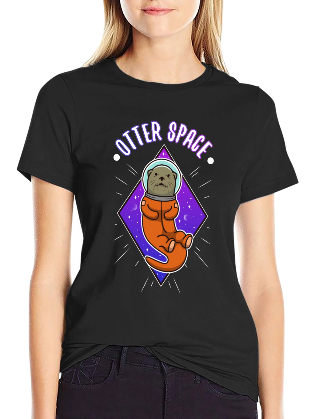 Otter Space Graphic T-Shirt