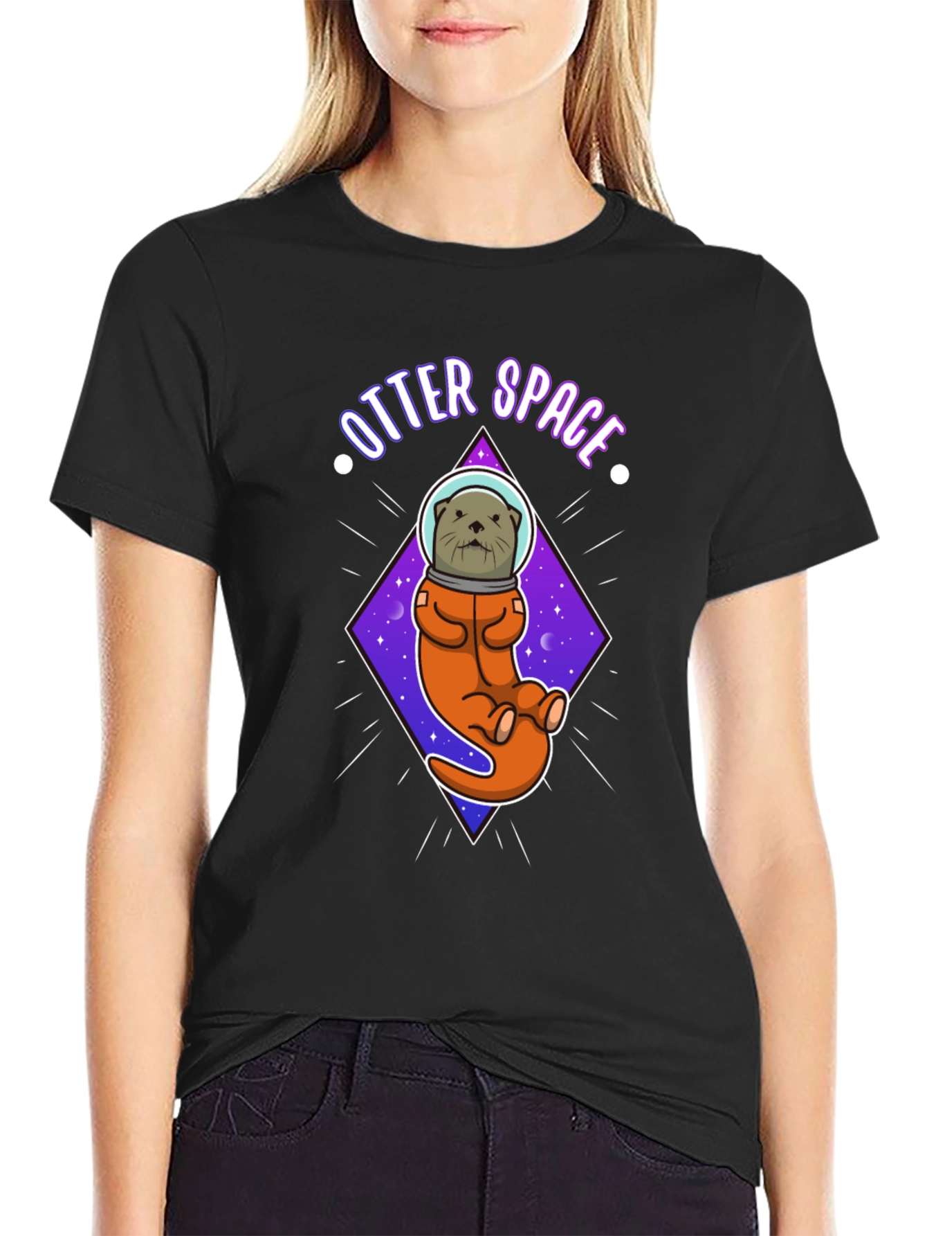 Otter Space Graphic T-Shirt