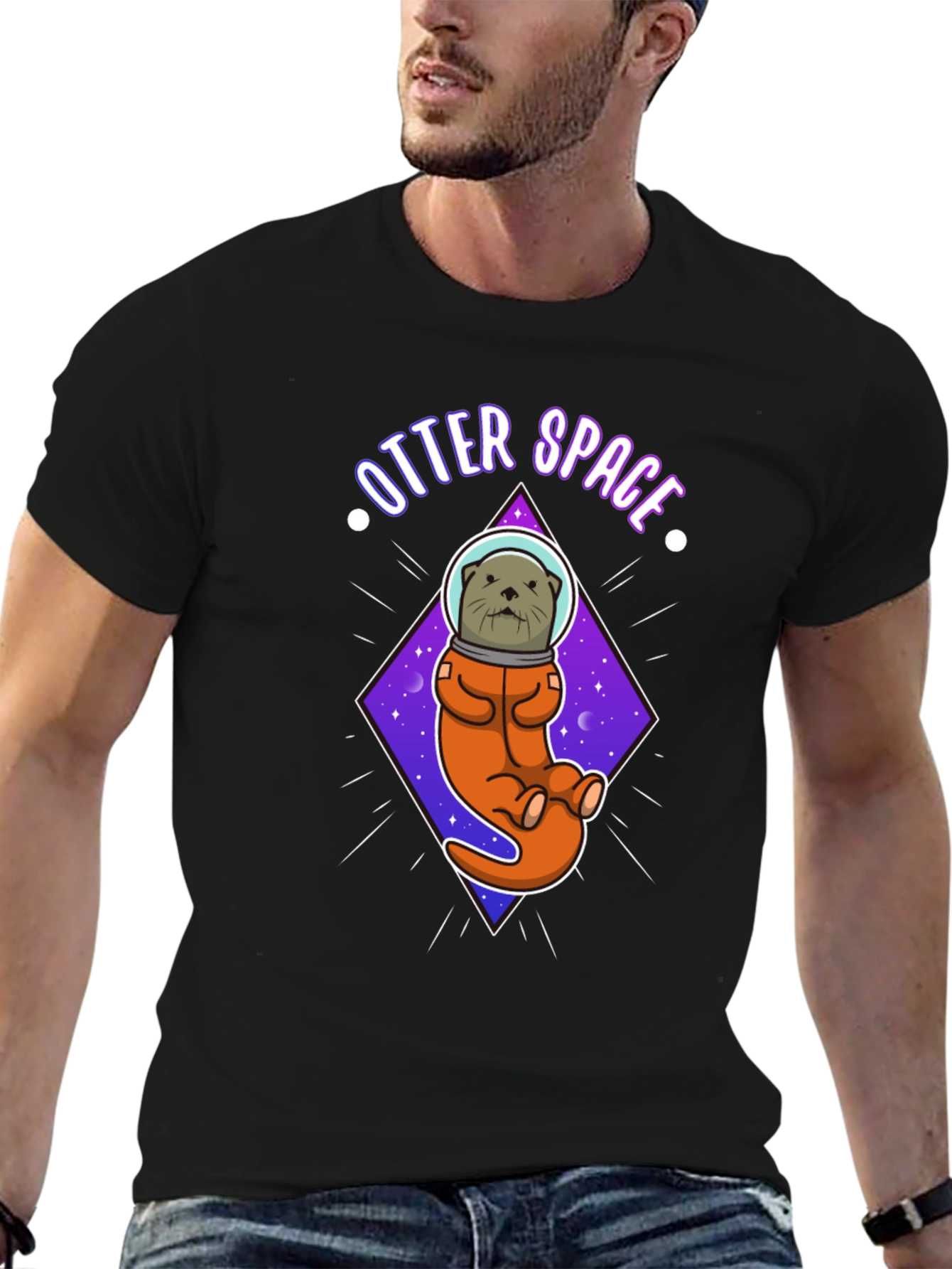 Otter Space Graphic T-Shirt