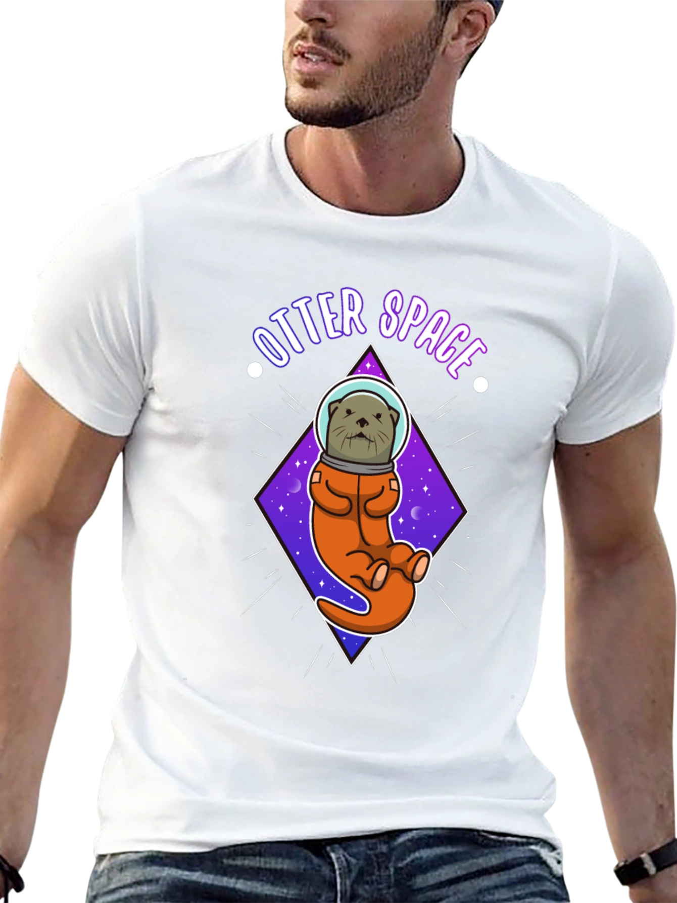 Otter Space Graphic T-Shirt