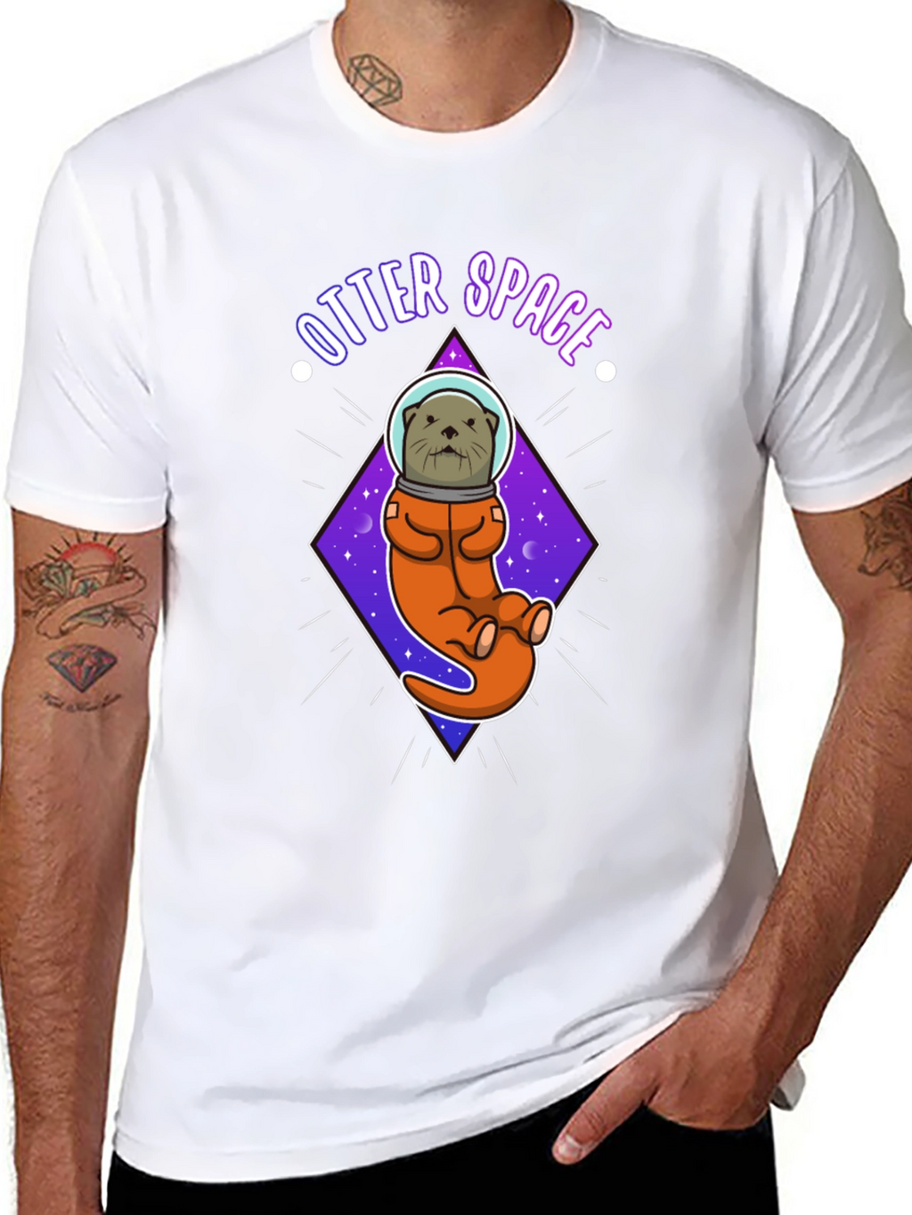 Otter Space Graphic T-Shirt