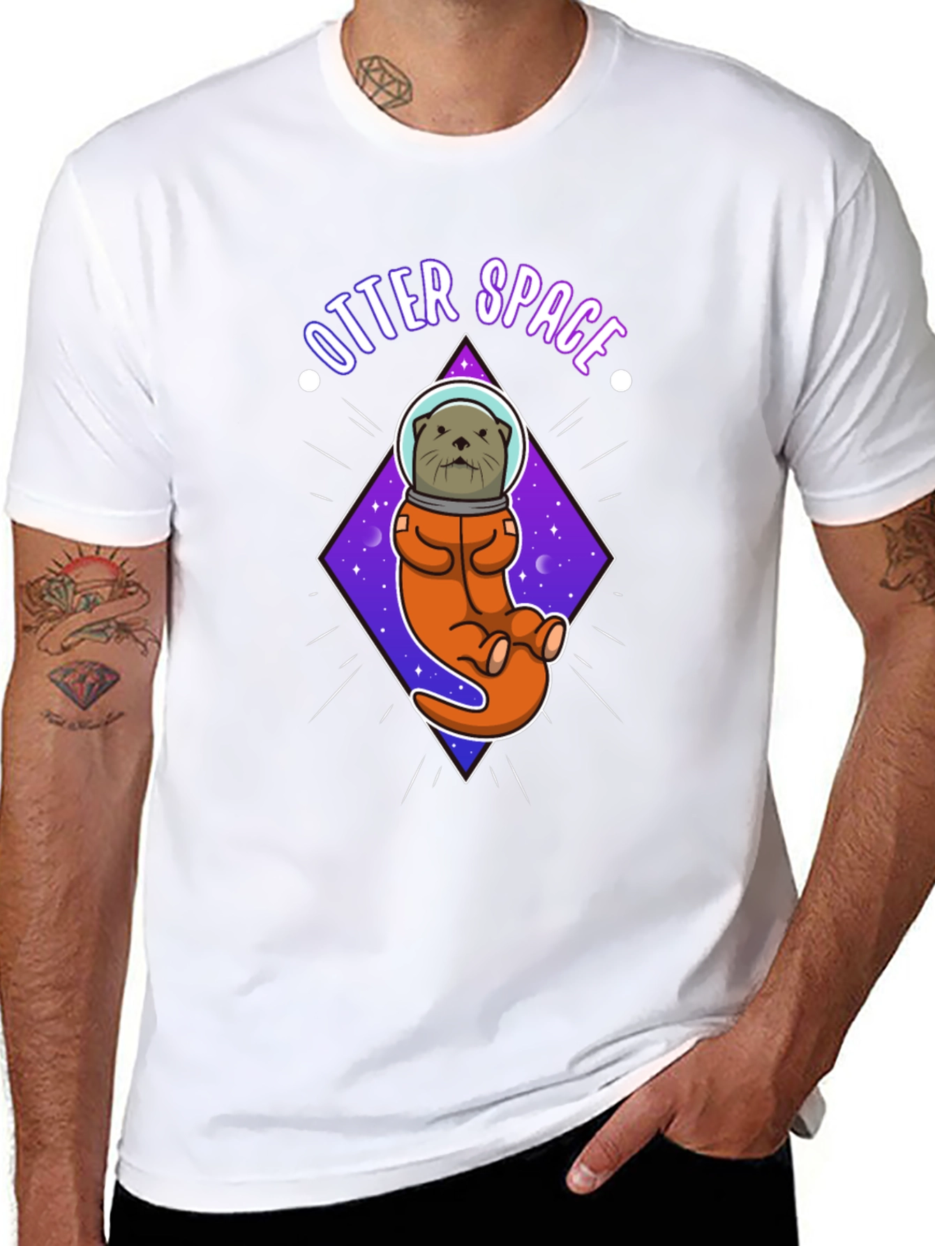 Otter Space Graphic T-Shirt