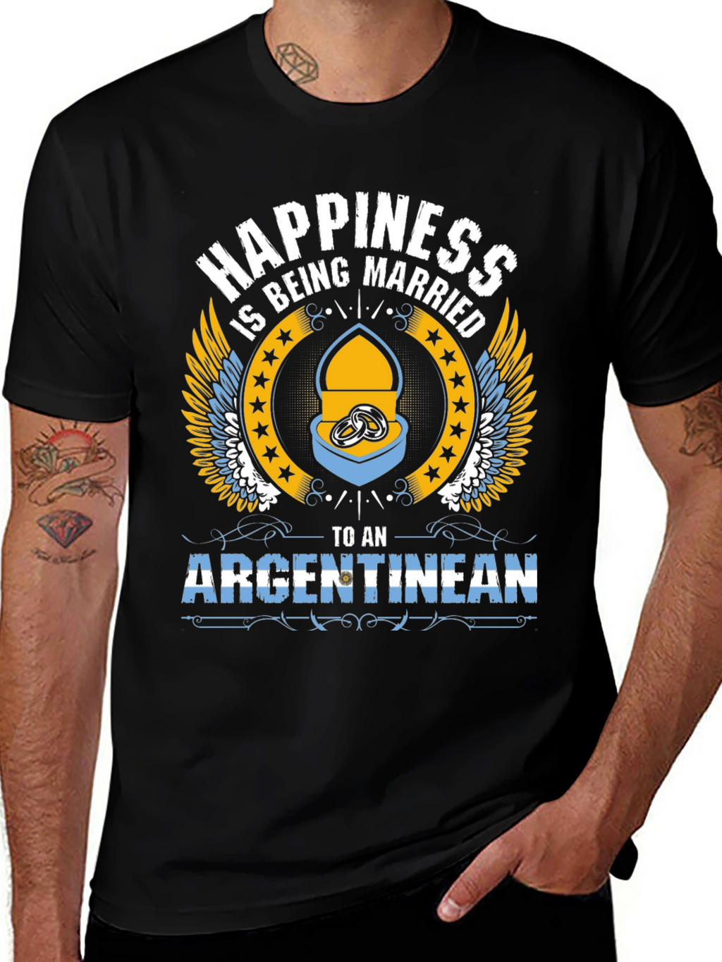 Happiness is Being Married to an Argentinean T-Shirt
