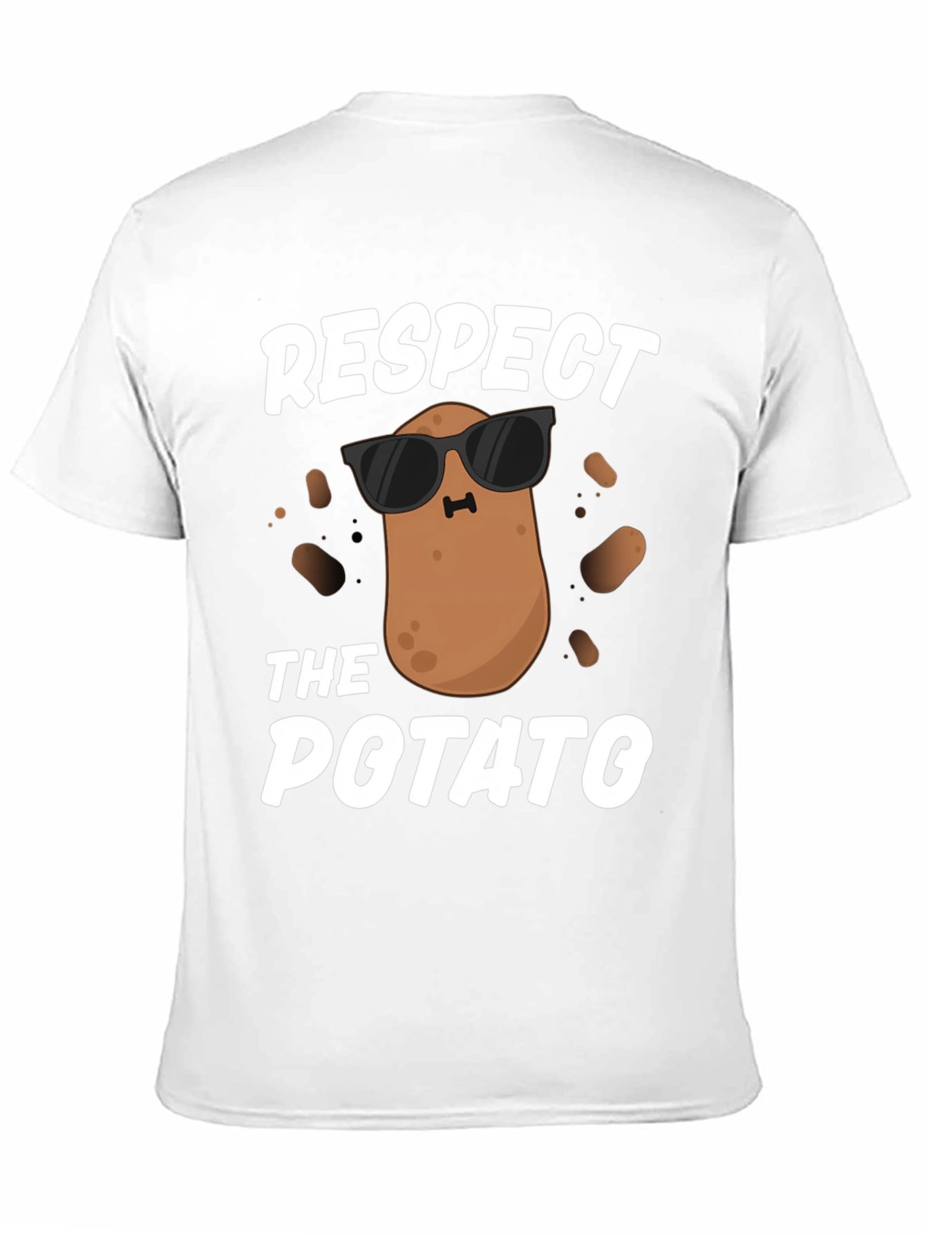 Respect the Potato T-Shirt - Funny Graphic Tee
