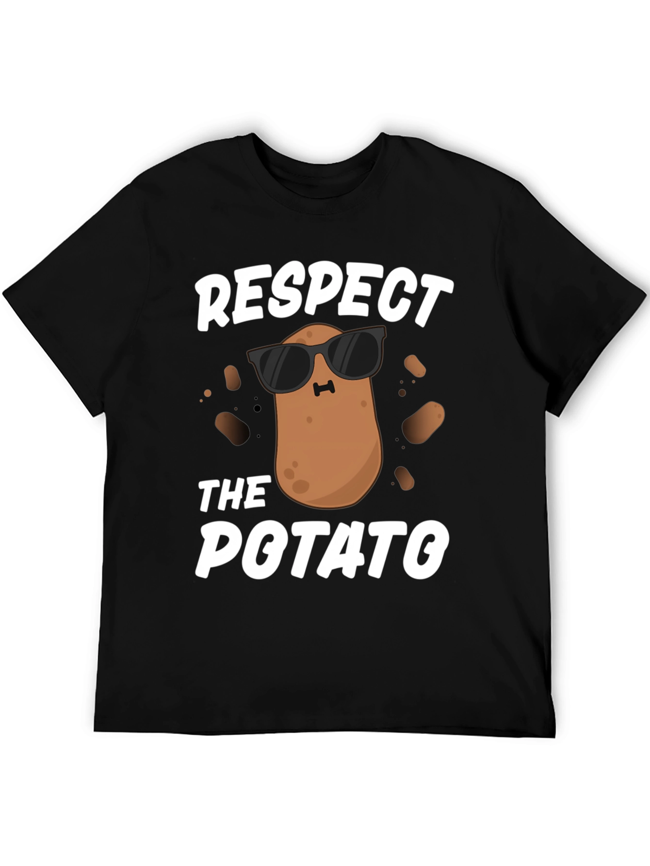 Respect the Potato T-Shirt - Funny Graphic Tee