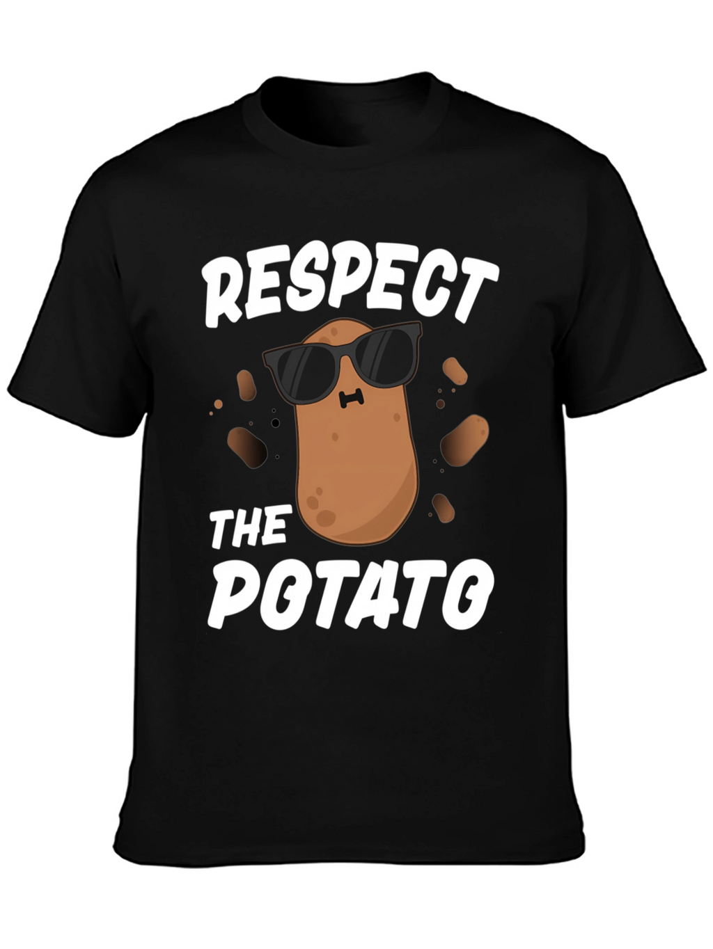 Respect the Potato T-Shirt - Funny Graphic Tee