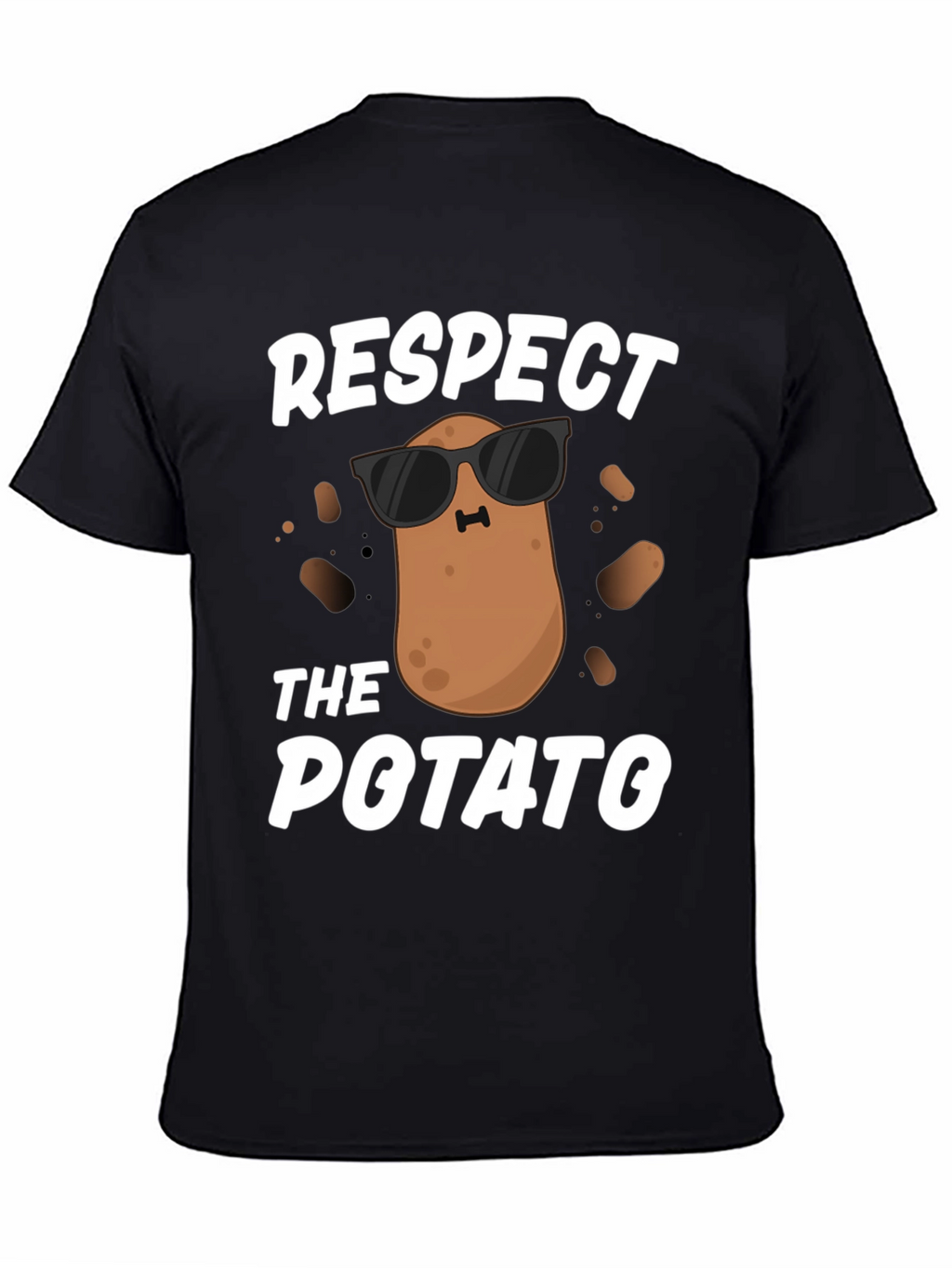 Respect the Potato T-Shirt - Funny Graphic Tee
