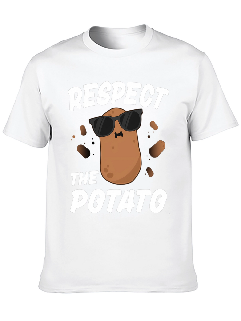 Respect the Potato T-Shirt - Funny Graphic Tee